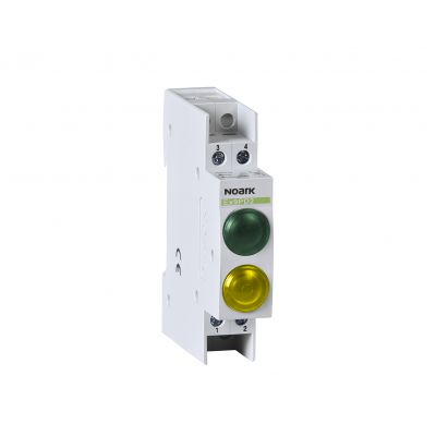 Ex9PD2gy 230V AC/DC Lampka sygnalizacyjna 230V AC/DC 1 zielony 1 żółta LED 102468 NOARK (102468)